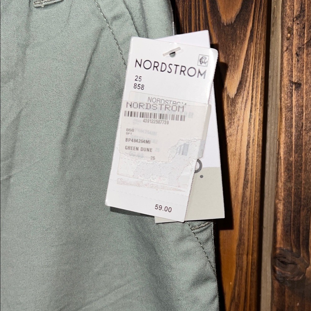 Nordstrom Women's Boot-Cut Jeans in Sage Green - Picture 3 of 9